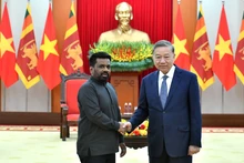 苏林总书记会见斯里兰卡总统阿努拉·库马拉·迪萨纳亚克。