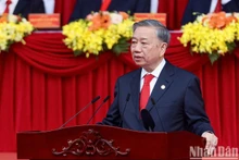 越共中央总书记苏林。（维玲 摄）