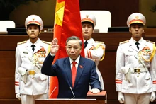 越南国家主席苏林。（图片来源：baochinhphu.vn）