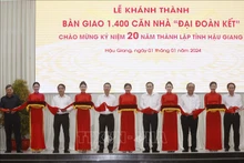 国家主席武文赏出席仪式。（图片来源：越通社）