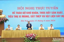 越南政府总理范明正主持会议。