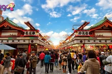 附图：日本旅游景点。