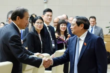 范明正总理欢迎各位代表。
