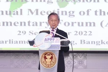 泰国国会主席兼下议院议长川·立派。