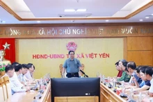 范明正总理主持会议。（图片来源：dangcongsan.vn）