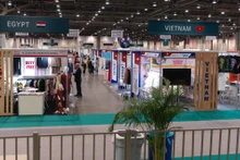2023年第16届国际服装及面料展览会一角。（图片来源：tapchicongthuong.vn）