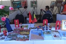 越南展位。（图片来源：越通社）