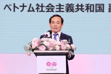 越南政府副总理陈流光在开幕式致辞。（图片来源：越通社）