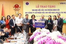 越南卫生部接受50万剂麻疹疫苗。（图片来源：越通社）
