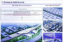 北南高速铁路项目初步设计方案。（图片来源：越通社）