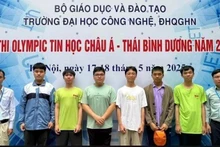 获奖的6名学生。（图片来源：MOET）
