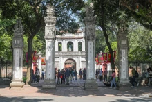文庙-国子监是越南首都河内的著名文化景点之一。
