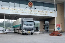 老街省金城二号口岸。