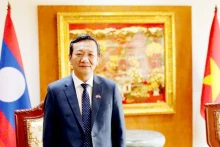 越南驻老挝大使阮明心。