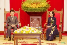 会见场景。