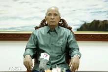 老挝人民革命党中央宣训部部长坎潘·佩亚翁。