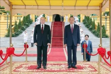 越南国家主席苏林和俄罗斯联邦总统弗拉基米尔·普京。