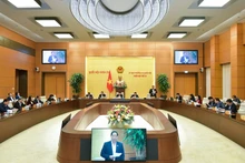 越南第十五届国会第31次会议场景。