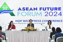 2024年东盟未来论坛新闻发布会场景。