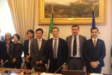 与会代表合影。
