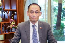 越共中央书记处书记、中央对外部部长黎怀忠。