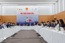 越日创新与半导体人力资源开发学术研讨会场景。（图片来源：越通社）
