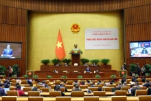越南国会常务委员会第31次会议现场。