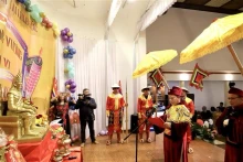 4月6日下午，德国莱比锡市的越南永富（永福 - 富寿）同乡会隆重举行雄王祭祖仪式，缅怀并感恩雄王历代开国立业的伟大功绩。（图片来源：越通社）