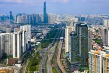 胡志明市一角。 