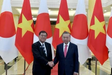 越共中央总书记苏林会见日本自由民主党总裁、日本首相石破茂【组图】