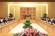 见面会场景。（图片来源：越通社）