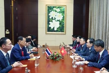 越南国会主席陈青敏会见泰国国会主席