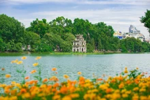 附图：河内市一角。