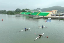 海防市赛艇训练中心。