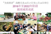 “为贫困者”高峰月：2016年至2022年阶段越南减贫成就【图表新闻】