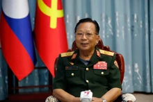 老挝人民革命党中央政治局委员、老挝政府副总理兼国防部部长占沙蒙·占雅拉。（图片来源：越通社）