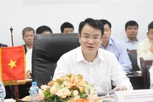 越南计划与投资部副部长、越老政府间双边合作委员会副主席陈国方。（图片来源：越通社）