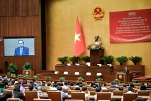 纪念越南国会首次大选80周年竞赛启动仪式。（图片来源：quochoi.vn）