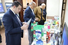 许多埃及企业对越南商品特别是农产品和水产品给予了关注。（图片来源：越通社）