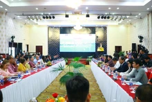 见面会场景。（图片来源：越通社）
