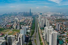 胡志明市一角。