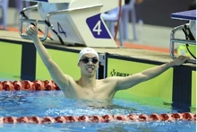 越南游泳运动员阮辉煌。