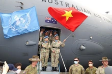 越南女兵参加联合国维和行动。（图片来源：越通社）