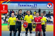 越南男子五人制足球队以2比0的比分战胜马来西亚队。（图片来源：VFF）