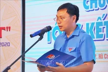 胡志明市团市委副书记张明雀原。(图片来源:越通社)