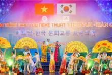 越韩文艺交流活动在庆和省举行。