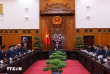 会见场景。（图片来源：越通社）
