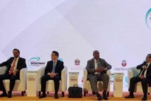 越南计划与投资部副部长陈国方率团出席论坛。（图片来源：越通社）