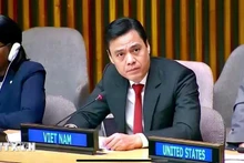 越南常驻联合国代表团团长邓黄江大使。（图片来源：越通社）