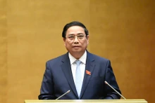 范明正总理在会上发表讲话。（图片来源：VGP）